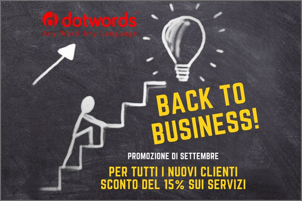 PROMOZIONE SETTEMBRE